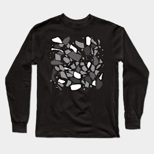 Terrazzo Black Long Sleeve T-Shirt